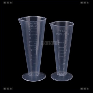 [Nana] 50 ml 100 ml transparente taza escala de plástico taza medidora herramientas de medición nuevo