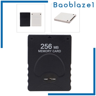 [BAOBLAZE1] 256mb tarjeta de memoria juego de palos de datos módulo para Sony PS2 consolas de juegos blanco