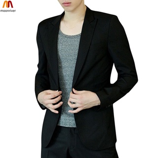 Mr chaqueta chaqueta Slim traje estilo negro Casual negocios diario chaquetas