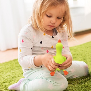 (colorfulmall) forma de pato descompresión juguete niños amasado exprimir alivio del estrés fidget juguete