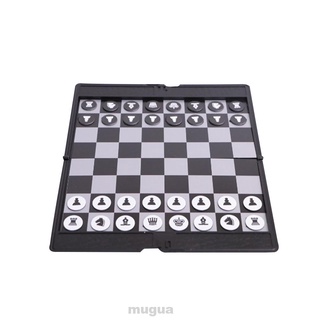 Fiesta familiar interesante entretenimiento interactivo viaje portátil tablero plegable magnético ajedrez bolsillo ajedrez