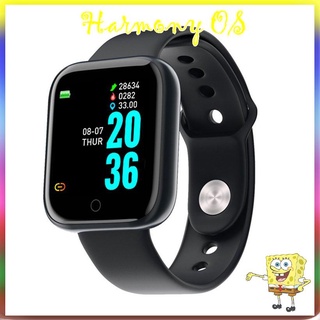 Reloj inteligente Y68 impermeable Tracker Fitness pulsera para IOS para Android útil deporte entrenamiento Fitness pulsera inteligente [B.S.]