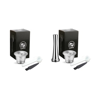 [aleación]reutilizar para cápsulas de café nespresso kit de filtro para herramientas inissia pixie café (3)