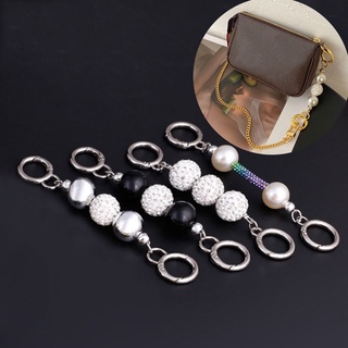 Heheshop cadena de extensión de diamantes de imitación correa de cadena bolso de hombro correa de hombro accesorios decoración