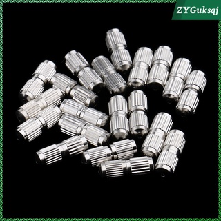 20 pcs Metal Screw Barrel Clasps Beads Connector for Jewelry Making Supply