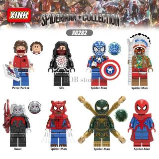 Lego Minifigures Spiderman Building Block Toys