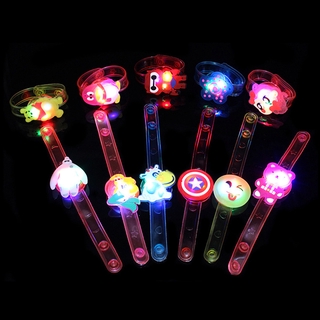Reloj creativo para niños con luz LED transparente para niños accesorios de vacaciones (4)