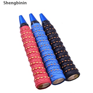 [shengbinin] absorbente raqueta de sudor antideslizante cinta de agarre para tenis bádminton squash band. (3)