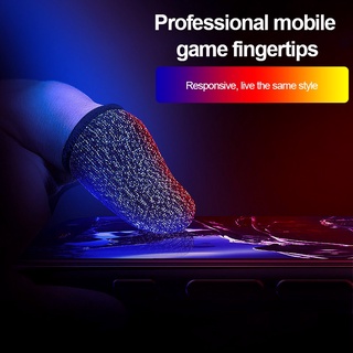 Juego de manga de dedo móvil pantalla controlador de juego a prueba de sudor y antideslizante guantes PUBG Assist artefacto
