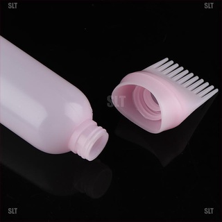 <SLT> 120Ml Hair Dye Bottle With Applicator Brush Salon Hair Coloring Dyeing Bottles (6)