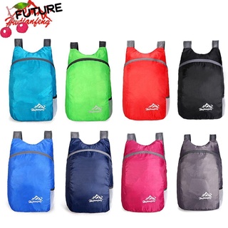 Future 8 colores ligero Packable mochila Nano impermeable hombres mujeres Daypacks plegable práctico bolsa ultraligera al aire libre plegable 20L viaje Daypack/Multicolor