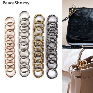 [Peaceshe] 10 piezas de Metal de alta calidad para mujer, hombre, accesorios, anillos, llaveros, bolsa de mi