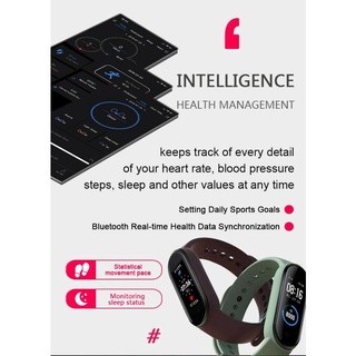 【SALE】 M5 Smart Sport Band Fitness Tracker Pedometer Heart Rate Blood Pressure Monitor Bluetooth Smartband Bracelets Men Women blossom11.co (4)