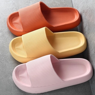 verano grueso plataforma de baño casa zapatillas de las mujeres de la moda suave suela eva interior diapositivas mujer sandalias antideslizante chanclas