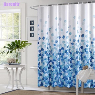 [rtr]cortina de ducha impermeable con ganchos para puerta, inodoro, bañera, cubierta de baño