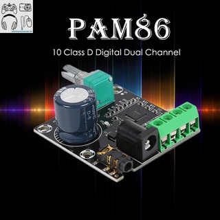 Pam8610 Módulo De Placa amplificadora De audio De potencia Digital clase D Digital 12v