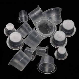 SHINE 100PCS S/M/L Plastic Disposable Microblading Tattoo Ink Cups Permanent Makeup .