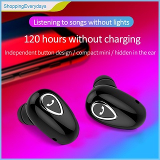 (ShoppingEverydays) Yx01 Mini auriculares Bluetooth manos libres inalámbrico solo oído auricular con micrófono