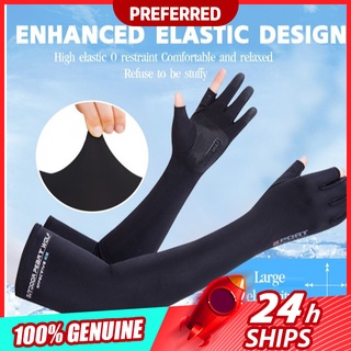 Spf50+ manga de brazo de seda de hielo calcetines de mano motocicleta pesca bicicleta ciclismo MTB guantes accesorios