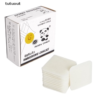 tutuout 50 unids/caja panda ropa tiza sastre tiza invisible polvo rascador tiza co
