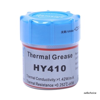 safechoice 10g hy410-cn10 grasa térmica chipset cpu compuesto de enfriamiento pasta de silicona 1.42w