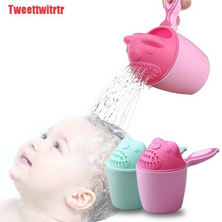 TRTR - taza de champú de dibujos animados para bebé, ducha, baño, agua, natación, botella de riego