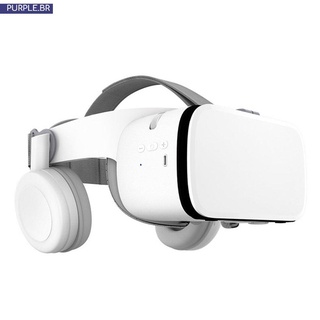 lentes de realidad virtual 3d/gafas inalámbricas/audífonos/z6/juego 3d/película video