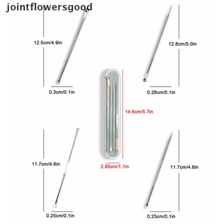 jtff - extractor de agujas para acné (4 unidades)