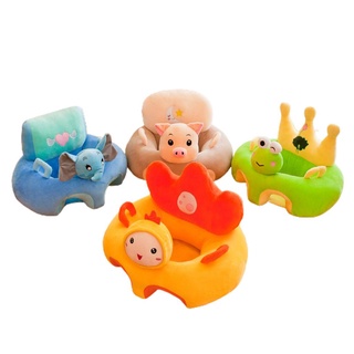 Gato-Niños hogar suave de dibujos animados sofá, creativo bebé niños niñas asiento de aprendizaje juguete de felpa educación temprana sofá pequeño (9)