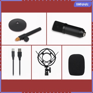 kit de micrófono de condensador usb filtro de montaje de choque soporte de streaming chat