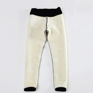 Niuyou pantalones casuales De lana De invierno De Alta calidad a la Moda/pantalones De Cintura gruesas para mujer (4)