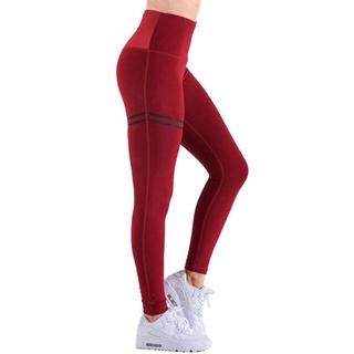 mujeres yoga pantalones deportivos entrenamiento gimnasio fitness leggings elástico pantalones ropa deportiva