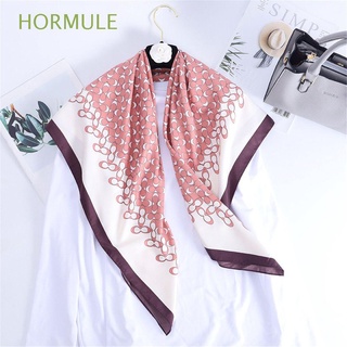 HORMULE Soft Square Scarf Twill Shawl Silk Scarf Gift Female Girl Fashion Long Decoration Accessories/Multicolor