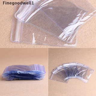 Finegoodwell1 100 pzs sobres De Plástico Transparente Pvc Para monedas/repuestos De almacenamiento