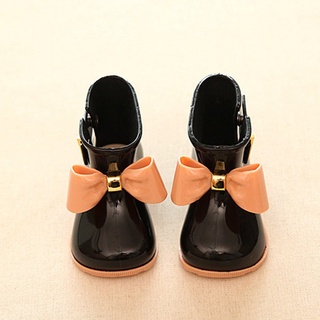 [0824] Children Rain Boots Boys and Girls Non-slip Water Shoes Round Toe Slip-on (4)