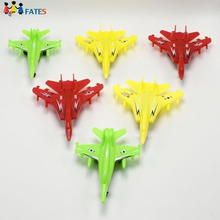 10 unids/Set Mini colorido Pull Back Modeling avión juguetes educativos
