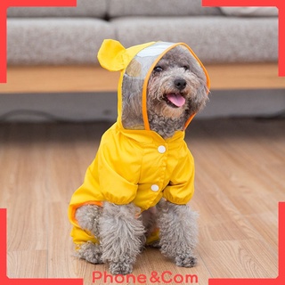 Teléfono/con perro abrigo De lluvia perro mascota Cachorro ropa De perro ropa De lluvia pony Para perros pequeños