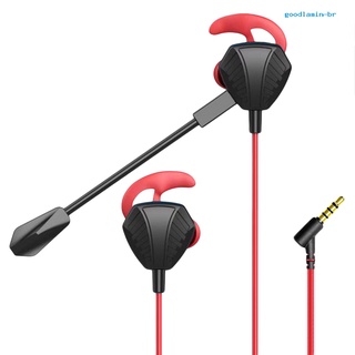 gl g19 universal 3.5mm enchufe con cable in-ear estéreo auriculares auriculares con micrófono