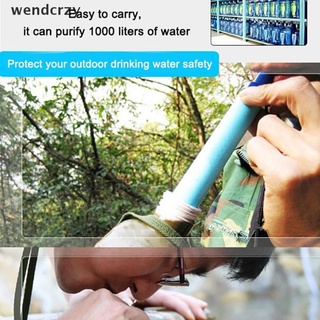 wendcrzy militar 99,99% filtro de agua purificación equipo de emergencia paja camping senderismo co (7)