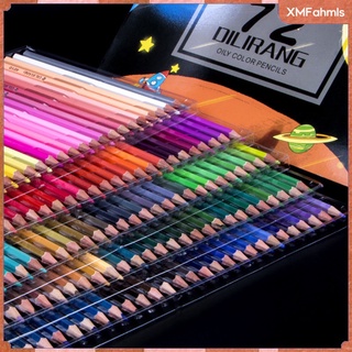 paquete de lápices de colores premium de 72 colores surtidos conjunto de dibujo de alta calidad