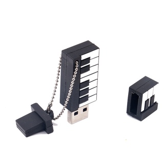 Memoria USB de pvc 2.0 Flash Drive Pendrive USB Flash Drive Mini Piano (32 gb) y madera (16 gb) (5)
