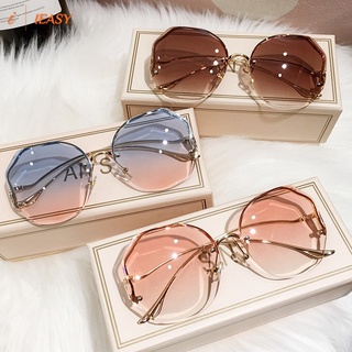 gafas de sol polarizadas graduales ligeras sin marco protección solar gafas especiales para mujeres hombres
