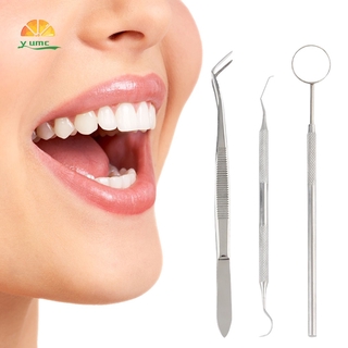 3 Pzas Kit De Sonda Para Examen Dental/Herramientas De Limpieza De Higiene (1)