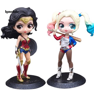Figura de superhéroes *hono*DC mujer maravilla Harley Quinn figura muñeca juguete decoración de tartas