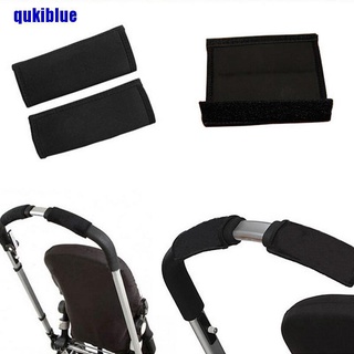 QUK 2 Pcs Stroller Grip Cover Skid Resistance Wheelchairs Handle Protector Cover (9)