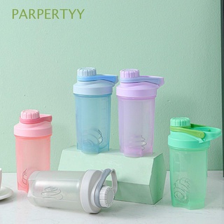 PARPERTYY Portable Water Cup Plastic Drinkware Bottle Fashion Protein Fitness Sports Shaker/Multicolor