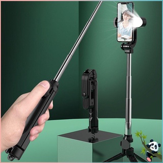 Recargable de 360 grados de rotación ajustable Selfie palo con luz Led trípode de maquillaje fotografía soporte (8)
