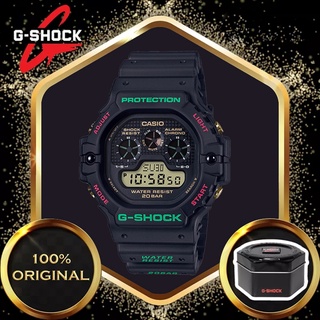 💥PROMOCIÓN💥Original g shock reloj para hombre, reloj de pulsera deportivo, 200m, resistente al agua, de cuarzo, Relojes de Hombre, DW-5900DN-1PR