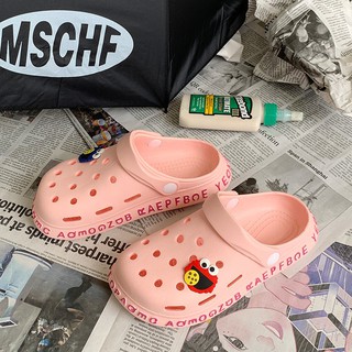 Crocs shoesHole zapatos femeninos estudiantes simples, cómodos y lindos sandalias de moda hogar antideslizante fondo suave verano excursión enfermera zapatos (5)