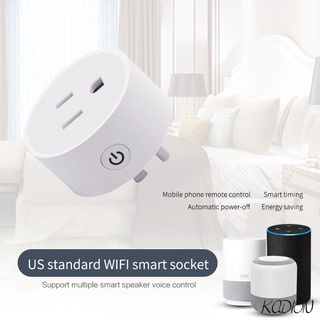 ▷ 90-250V Wifi Smart Socket Timer US Plug Control De Voz dohome APP Trabajo Con Siri Alexa Google Assisitant KADION